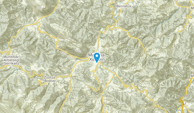 Markina-Xemein, Basque Country Map