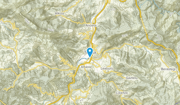 Tolosa, Basque Country Map