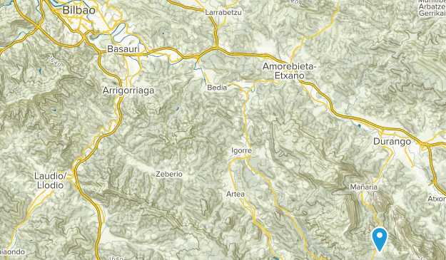 Urkiola, Bizkaia Map