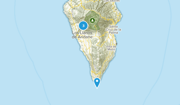 El Paso, Canarias Map