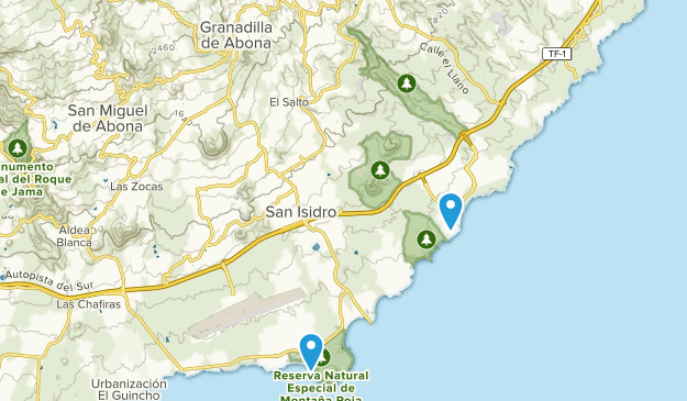 Granadilla de Abona, Canary Islands Map