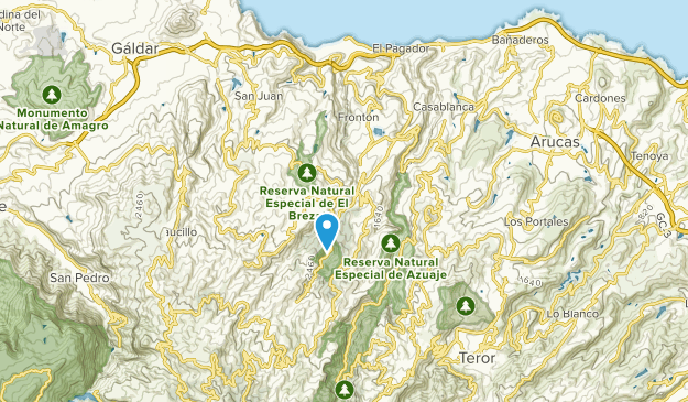 Moya, îles Canaries Map