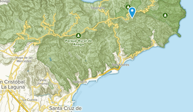 Santa Cruz de Tenerife, Canary Islands Map