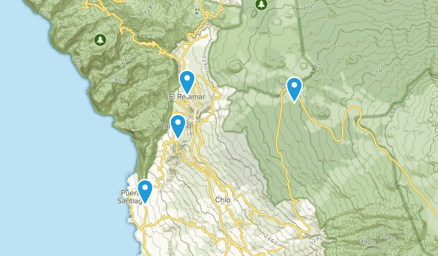 Santiago del Teide, îles Canaries Map