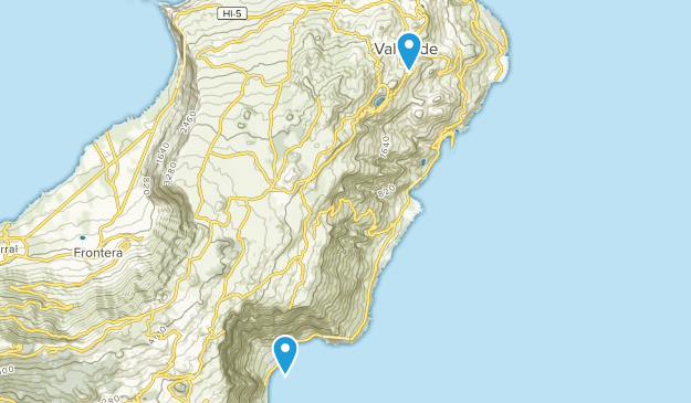 Valverde, îles Canaries Map