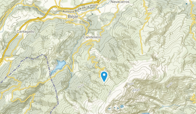 Candelario, Castile and León Map