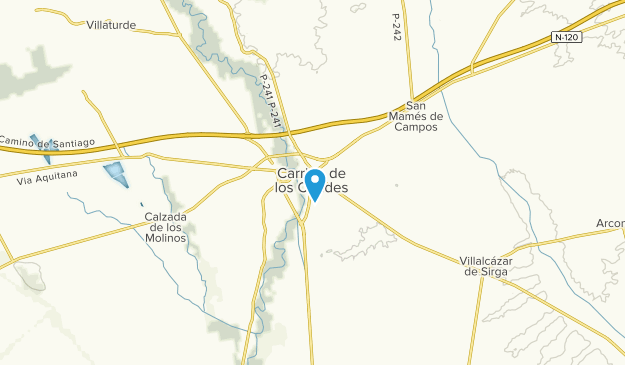 Carrión de los Condes, Castile and León Map