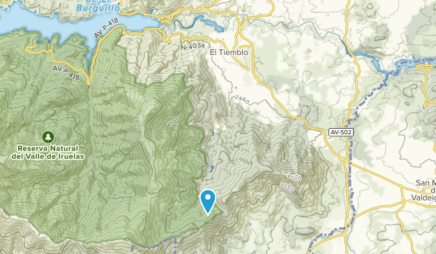 El Tiemblo, Castile and León Map