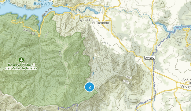 El Tiemblo, Castile and León Map