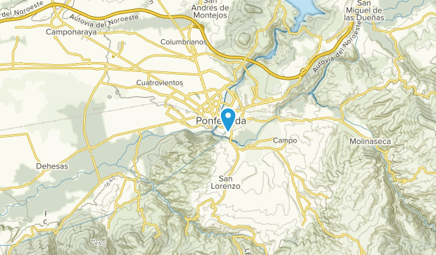 Ponferrada, Castile and León Map