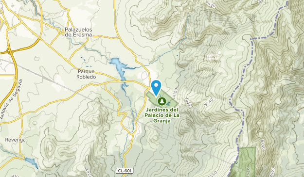 Real Sitio De San Ildefonso, Castile and León Map