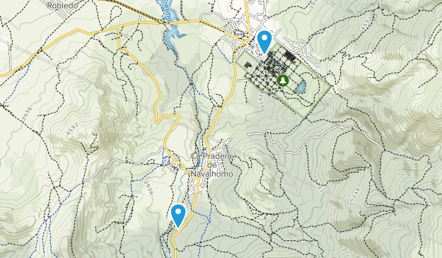 Real Sitio De San Ildefonso, Castile and León Map