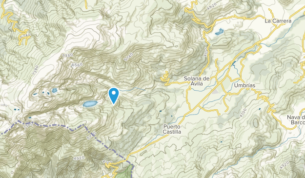 Solana de Ávila, Castile and León Map