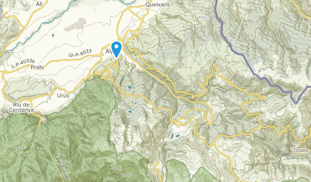 Alp, Catalonia Map