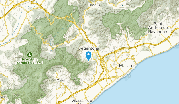 Argentona, Catalonia Map