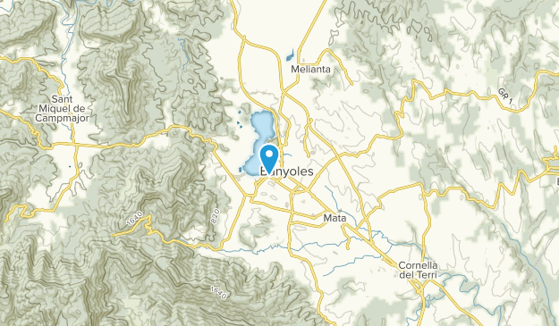 Banyoles, Catalonia Map