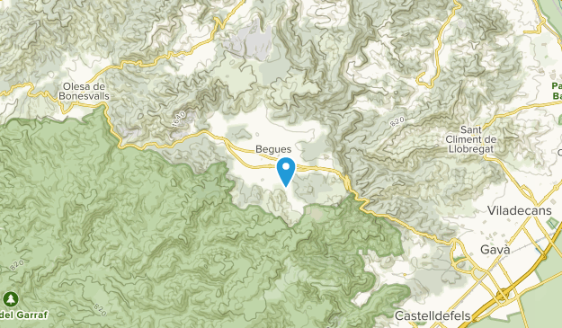 Begues, Catalonia Map