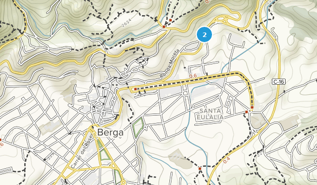 Berga, Catalonia Map