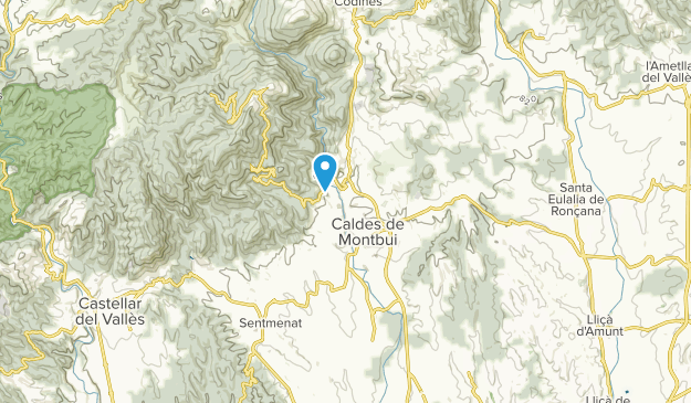 Caldes de Montbui, Catalonia Map