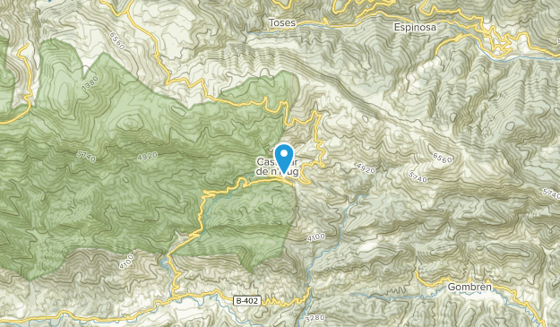 Castellar de n'Hug, Catalonia Map