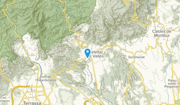 Castellar del Vallès, Catalonia Map