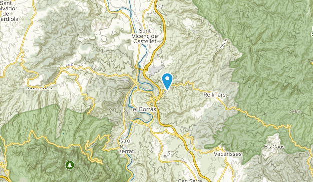 Castellbell i el Vilar, Catalonia Map