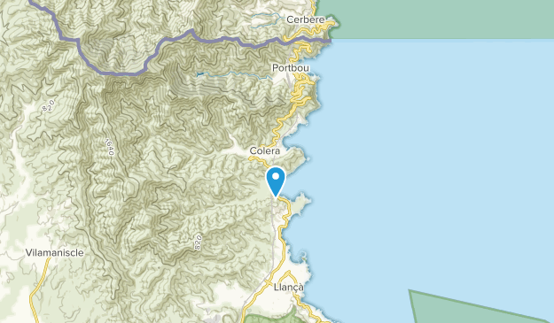 Colera, Catalonia Map
