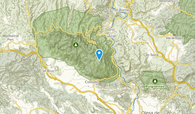 Collbató, Catalonia Map