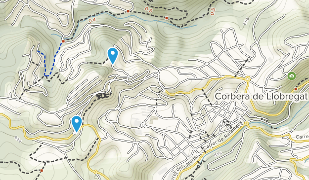 Corbera de Llobregat, Catalonia Map