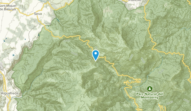 El Brull, Catalonia Map