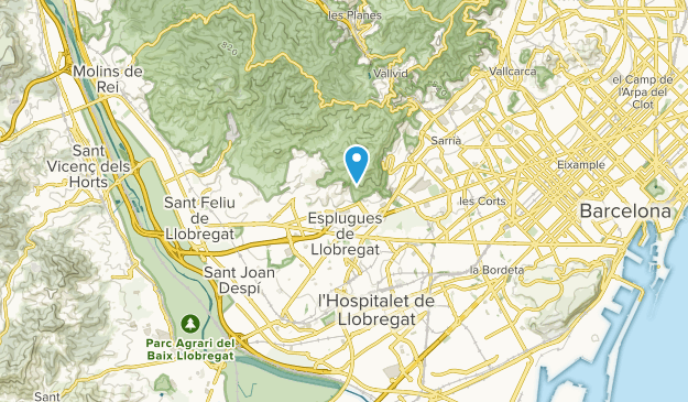 Esplugues de Llobregat, Catalonia Map