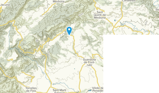 Font-rubí, Catalonia Map
