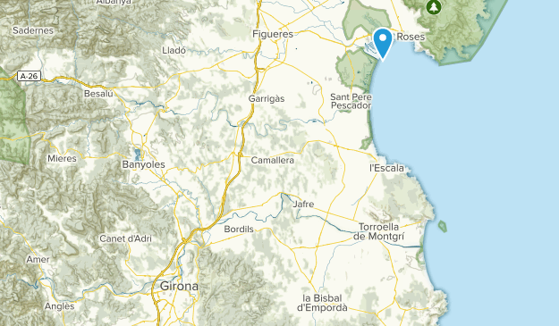 Girona, Catalonia Map