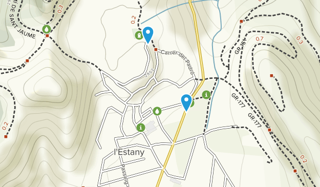 L’Estany, Catalonia Map