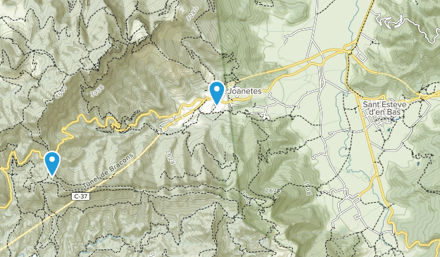 Vall de Bas, Catalonia Map