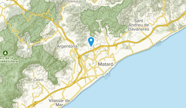 Mataró, Catalonia Map