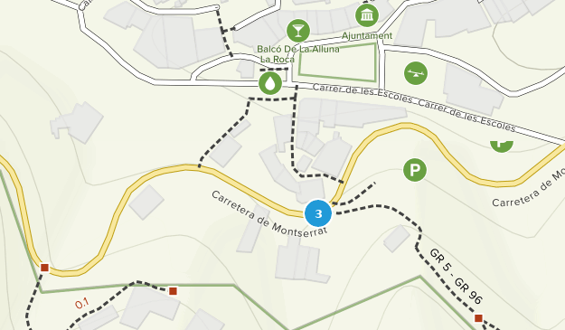 Monistrol de Montserrat, Catalonia Map