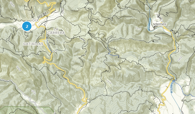 Montagut i Oix, Catalonia Map