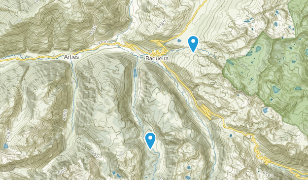 Naut Aran, Catalonia Map
