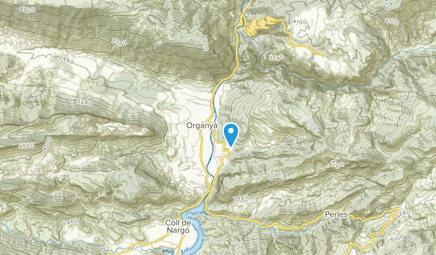 Organyà, Catalonia Map