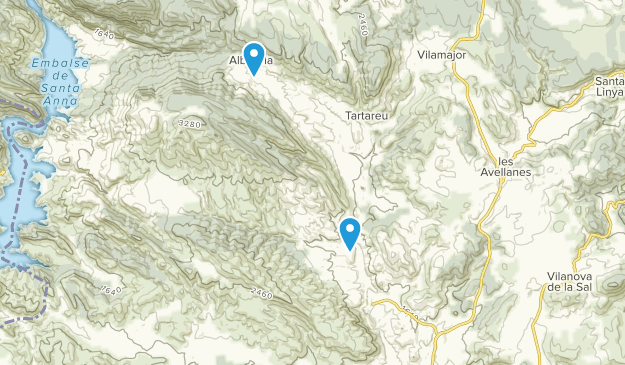 Os de Balaguer, Catalonia Map
