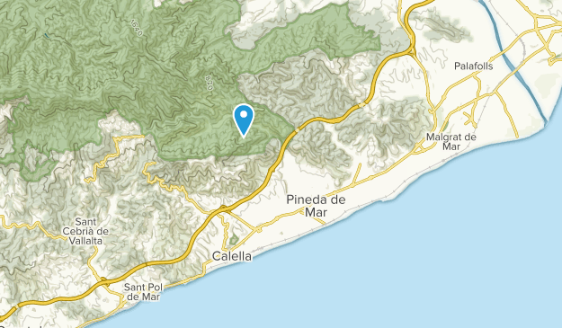 Pineda de Mar, Catalonia Map