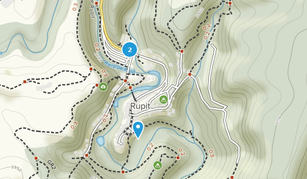 Rupit i Pruit, Catalonia Map