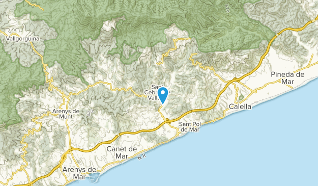 Sant Cebrià de Vallalta, Catalonia Map