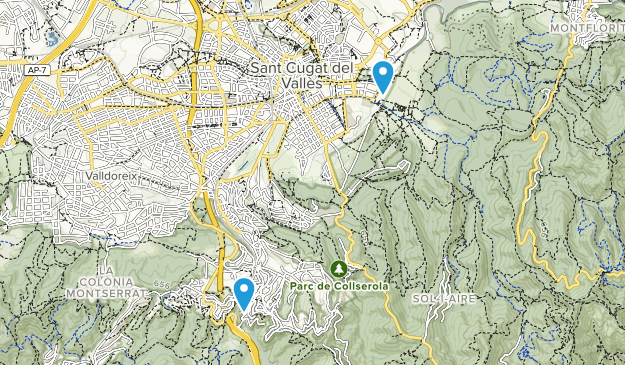 Sant Cugat del Vallès, Catalonia Map