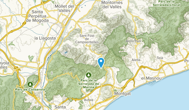 Sant Fost de Campsentelles, Catalonia Map