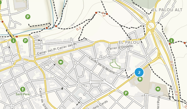 Sant Pere de Ribes, Catalonia Map
