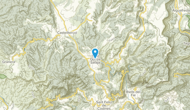 San Quirico Safaja, Catalonia Map