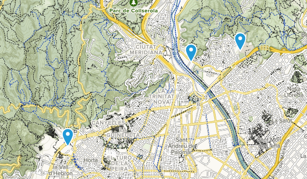 Santa Coloma de Gramenet, Catalonia Map