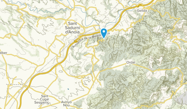 Subirats, Catalonia Map